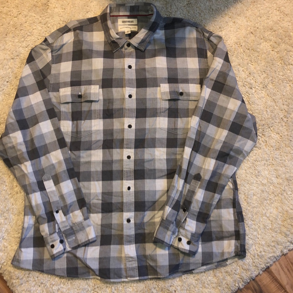 NWOT Goodthreads Plaid Button Down